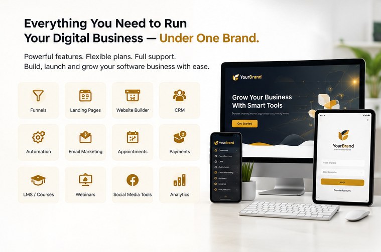 Everything you need to run your digital business under one brand